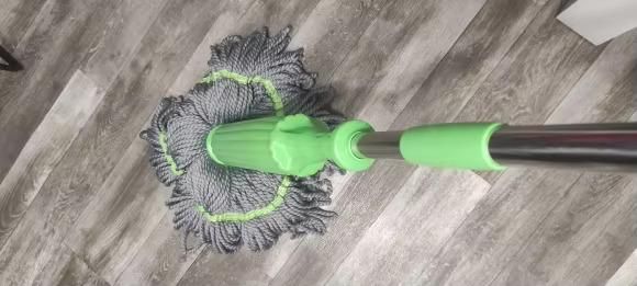 Self-Twisting Spin Mop for Home & Floor Cleaning