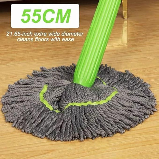 Self-Twisting Spin Mop for Home & Floor Cleaning