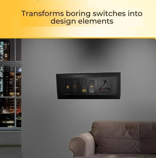 Golden Touch Switch Stickers – Stylish Makeover for Any Room